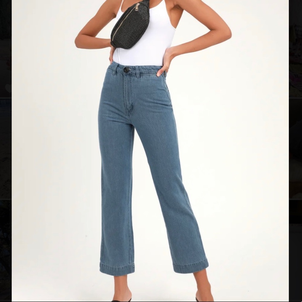 Rolla’s slim sailor light blue Jean